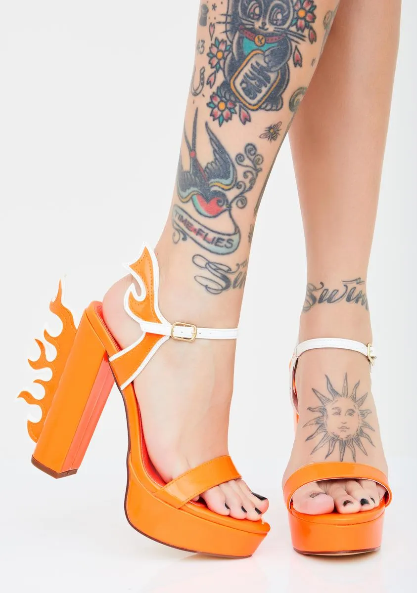 Blaze It Platform Heels
