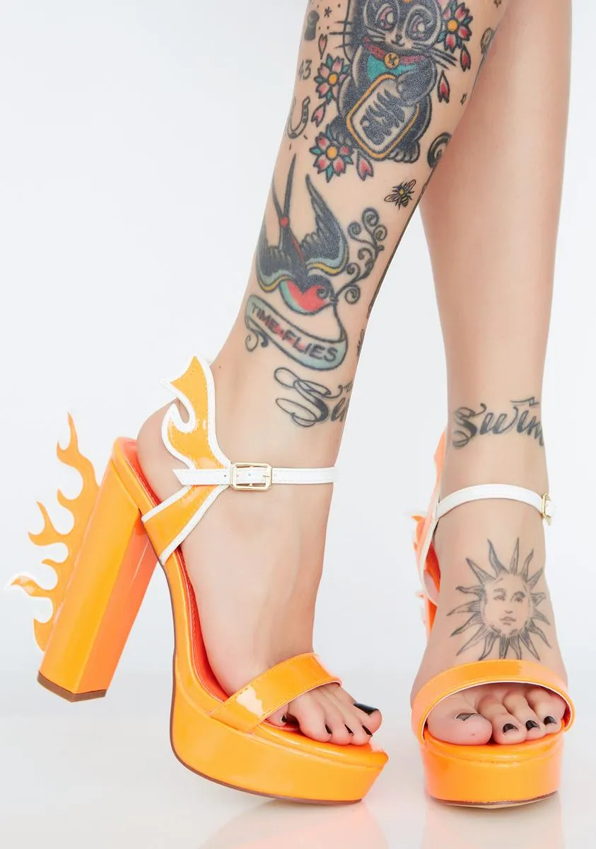 Blaze It Platform Heels