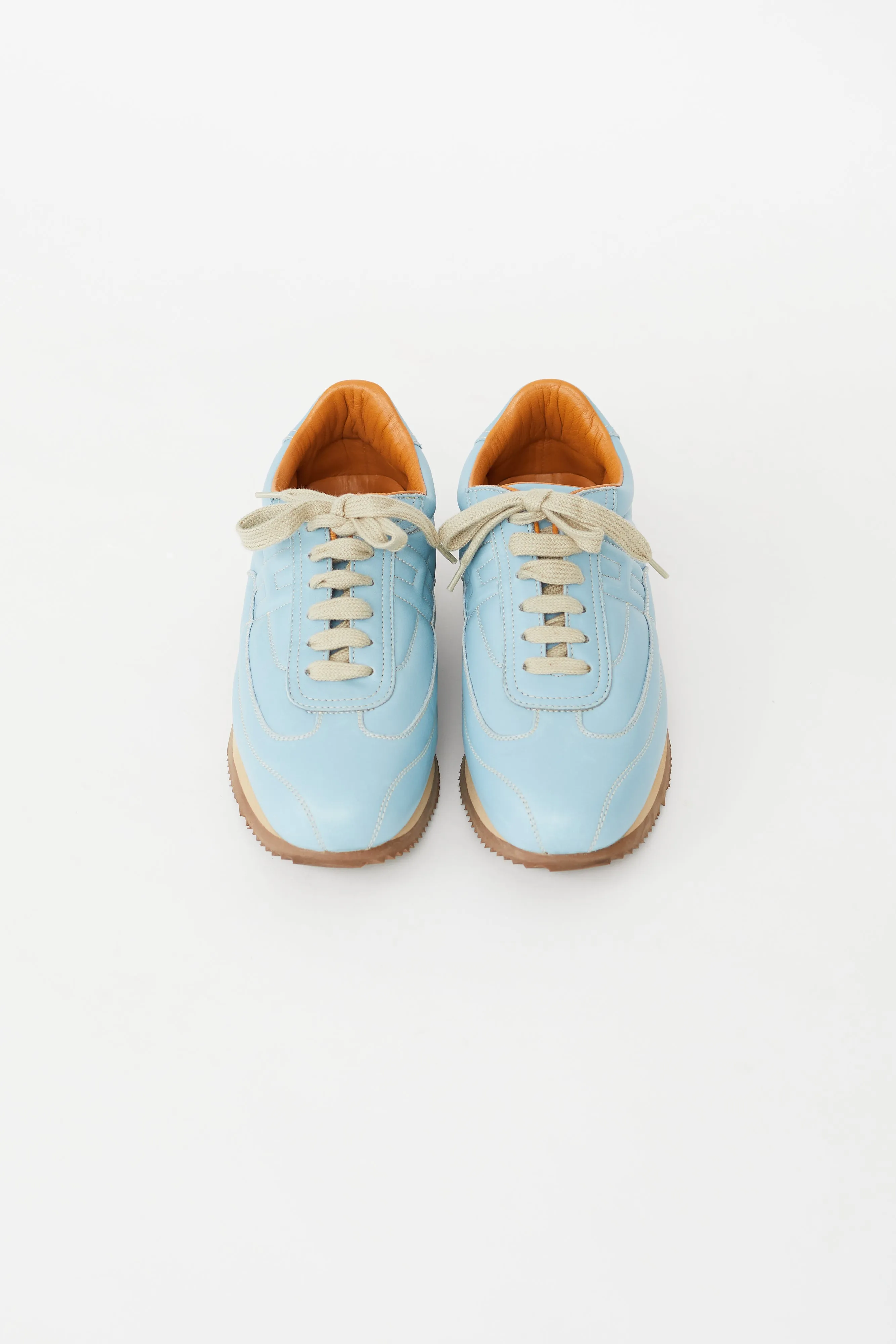 Blue Leather Quick H Sneaker
