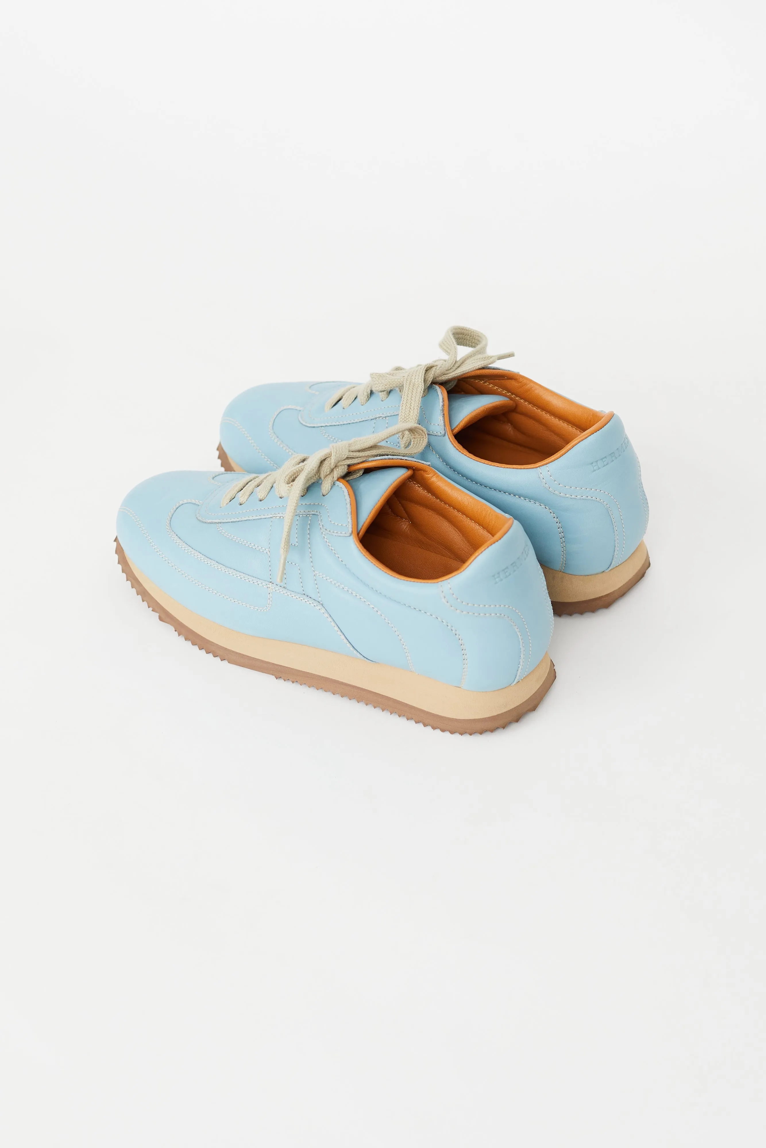 Blue Leather Quick H Sneaker