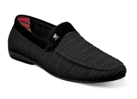 CIran Moc Toe Slip On Black Stacy adams
