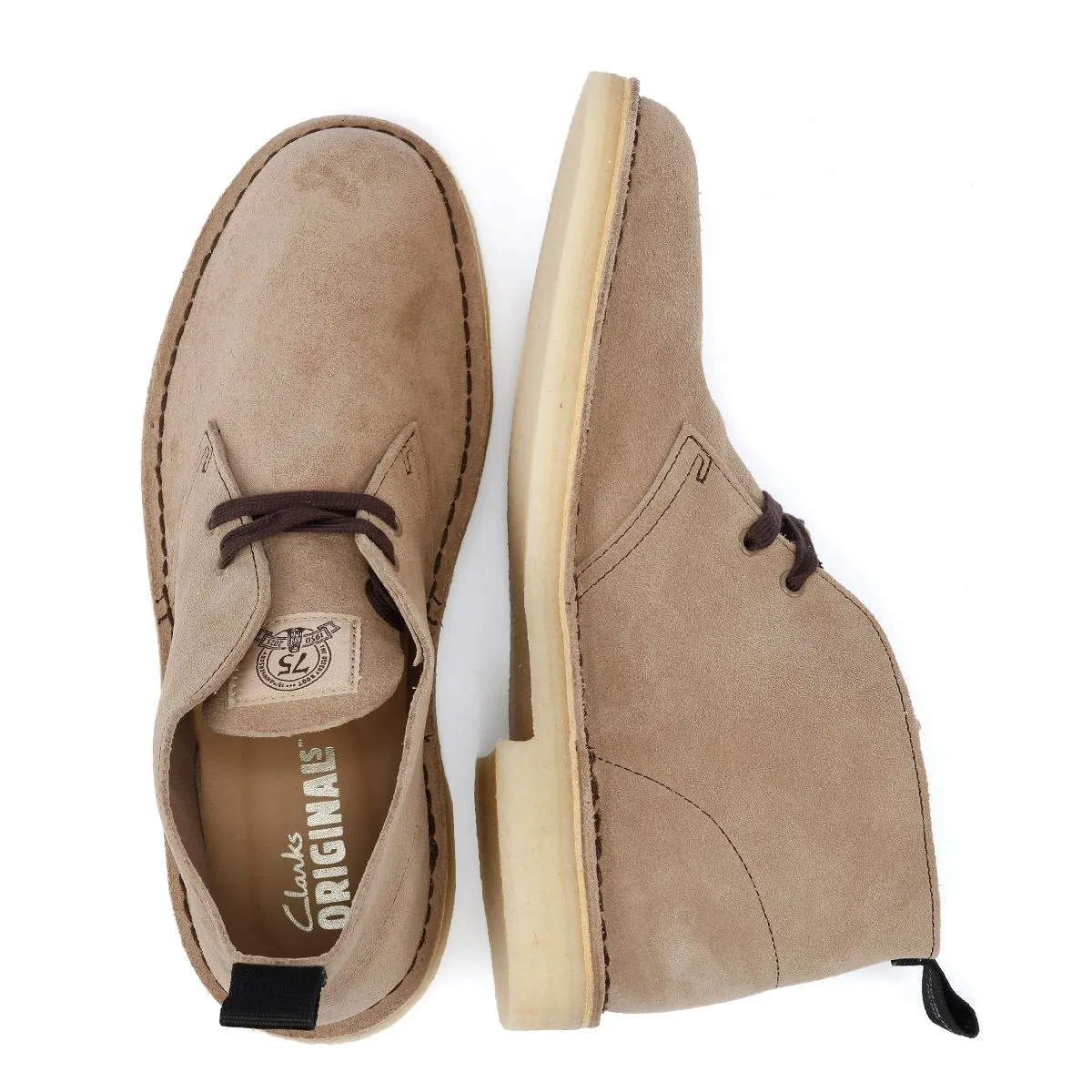 Clarks Originals Desert Wolf Suede Men's Chocolate Boots