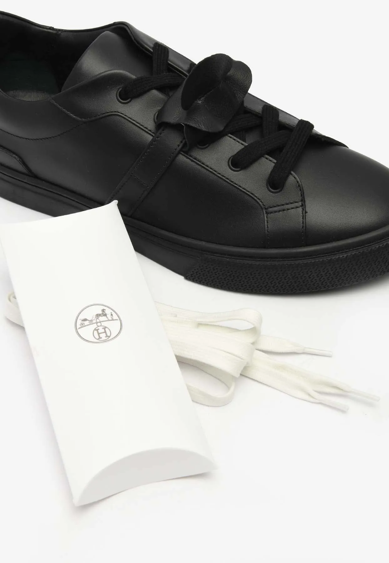Day Palladium Kelly Buckle Sneakers in Black Calf Leather