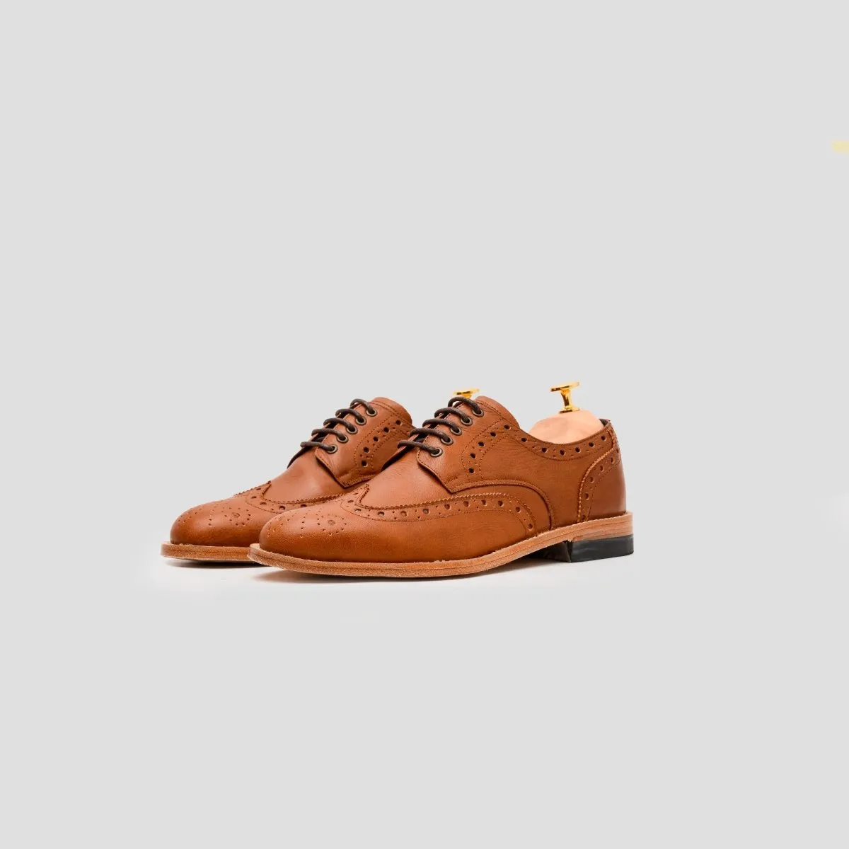Derby Wingtip Cognac
