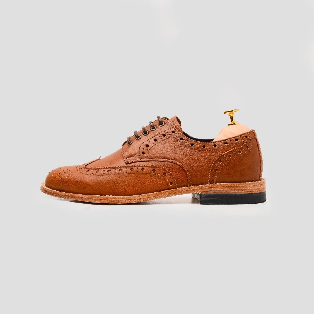 Derby Wingtip Cognac