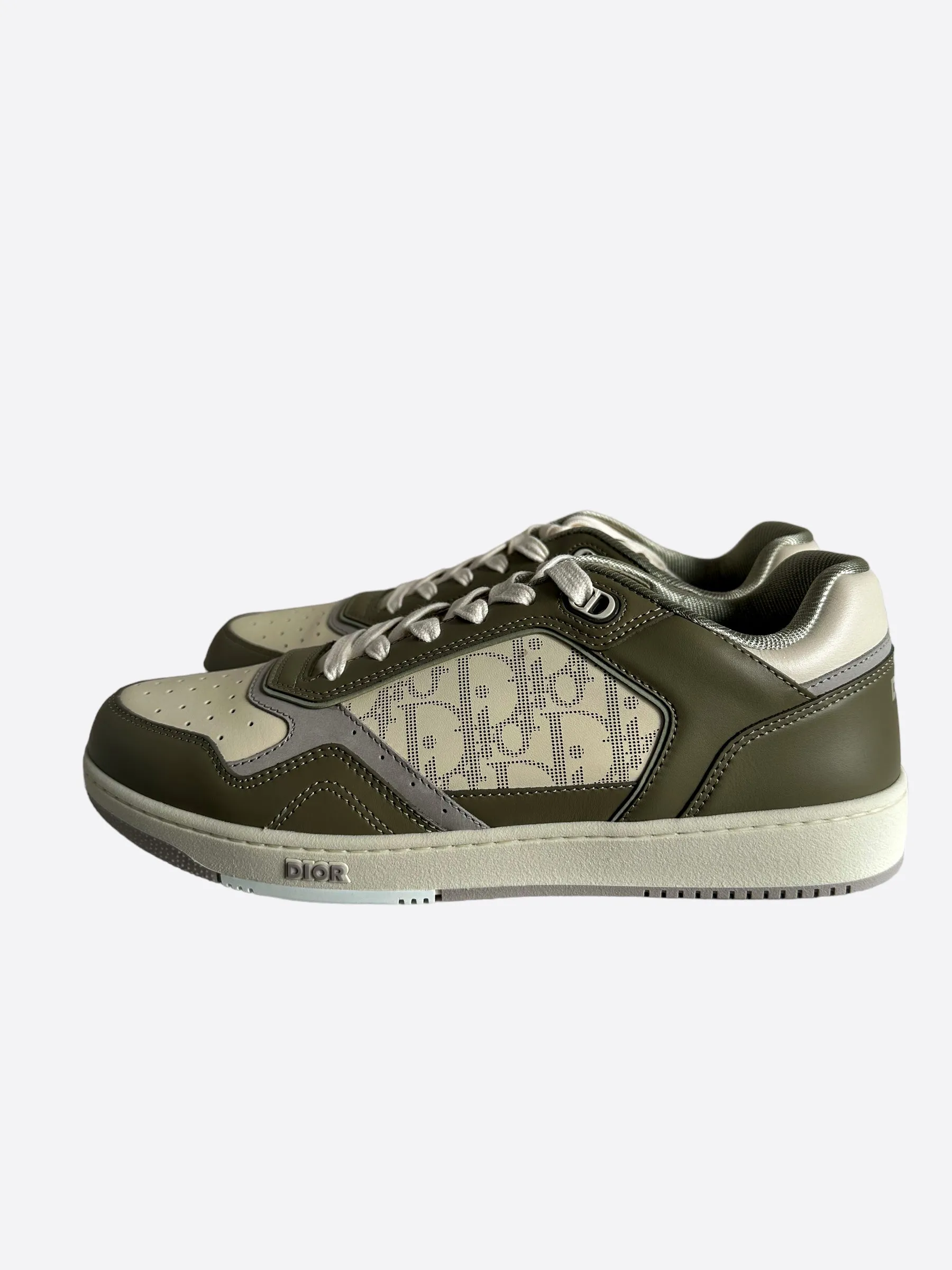 Dior Olive Oblique B27 Sneakers