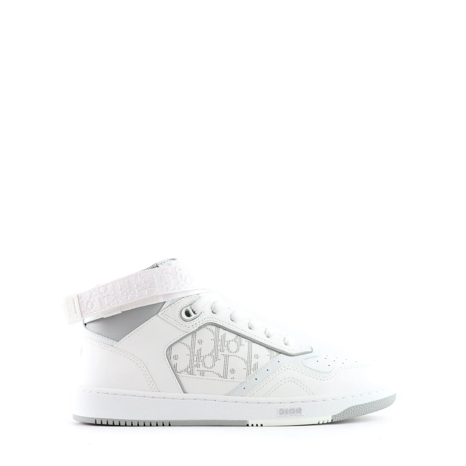 DIOR - Sneakers B27 High en cuir blanc et gris (T40)
