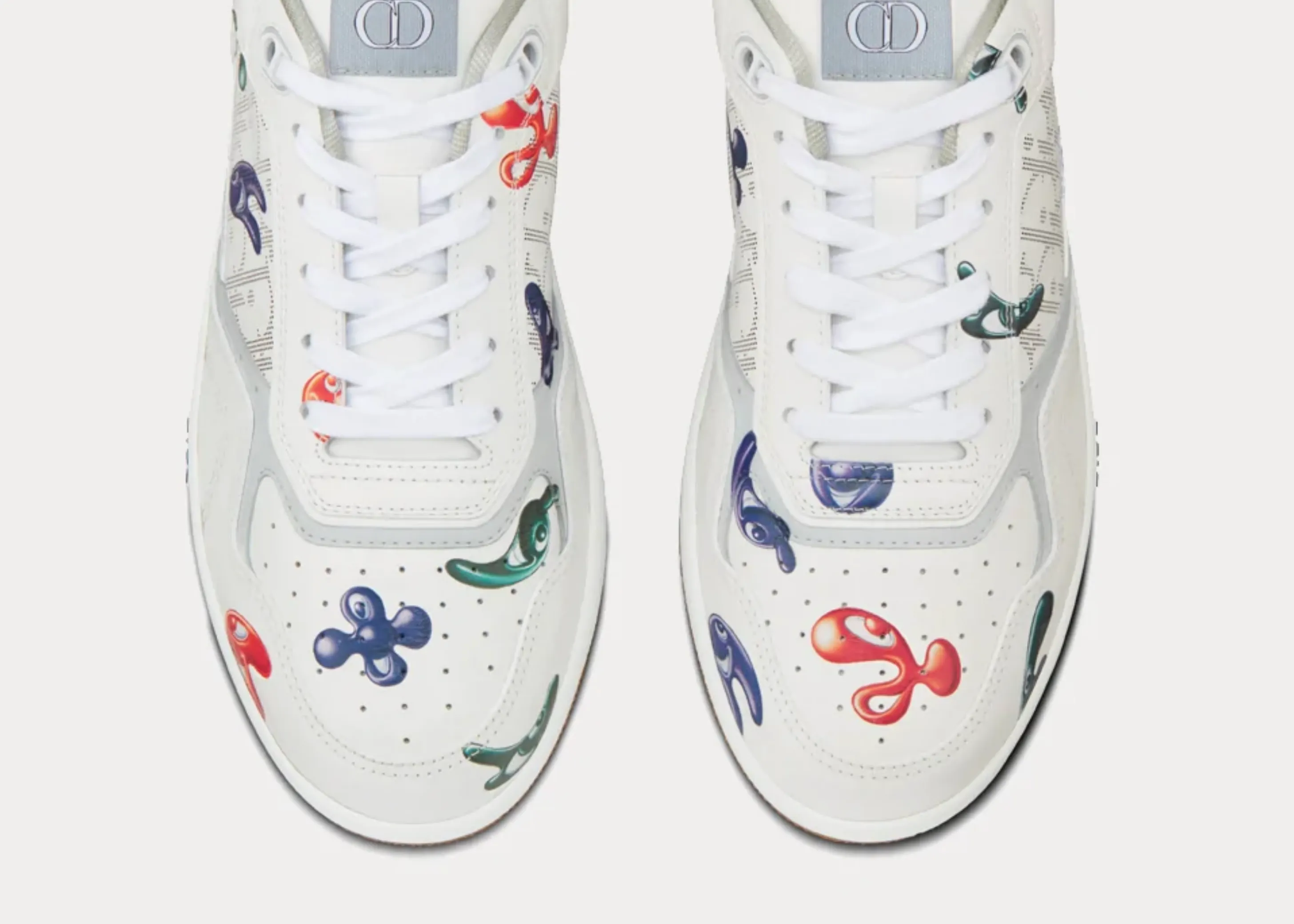 DIOR X Kenny Scharf B27 Oblique Galaxy Graffiti Low-top Sneakers