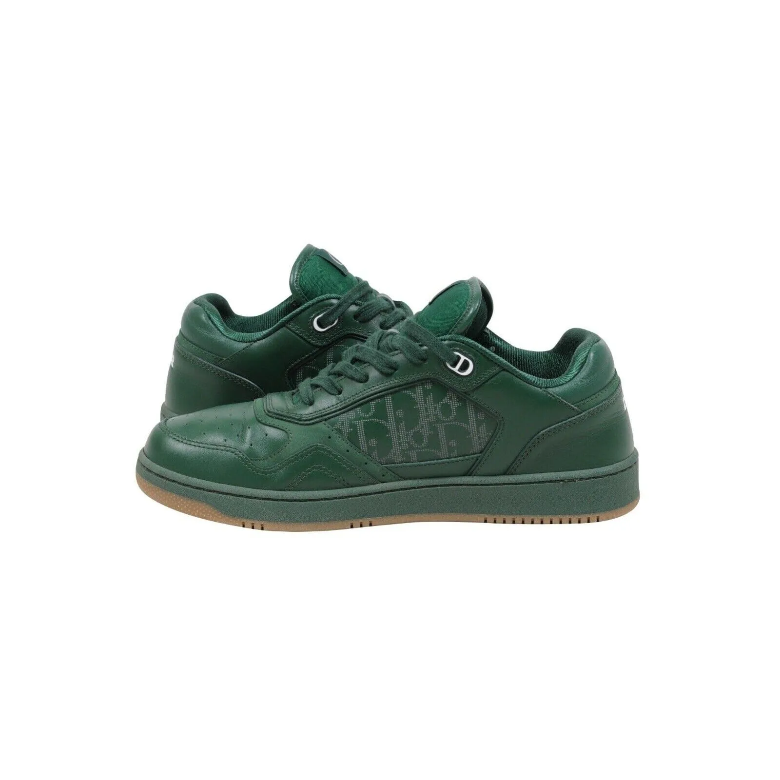 Green Oblique Galaxy Leather World Tour B27 Sneakers