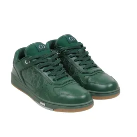 Green Oblique Galaxy Leather World Tour B27 Sneakers