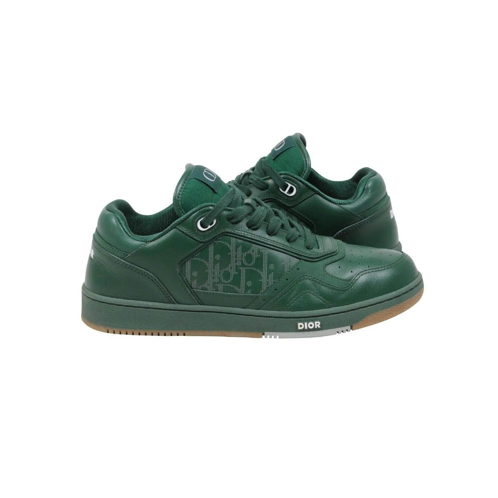 Green Oblique Galaxy Leather World Tour B27 Sneakers