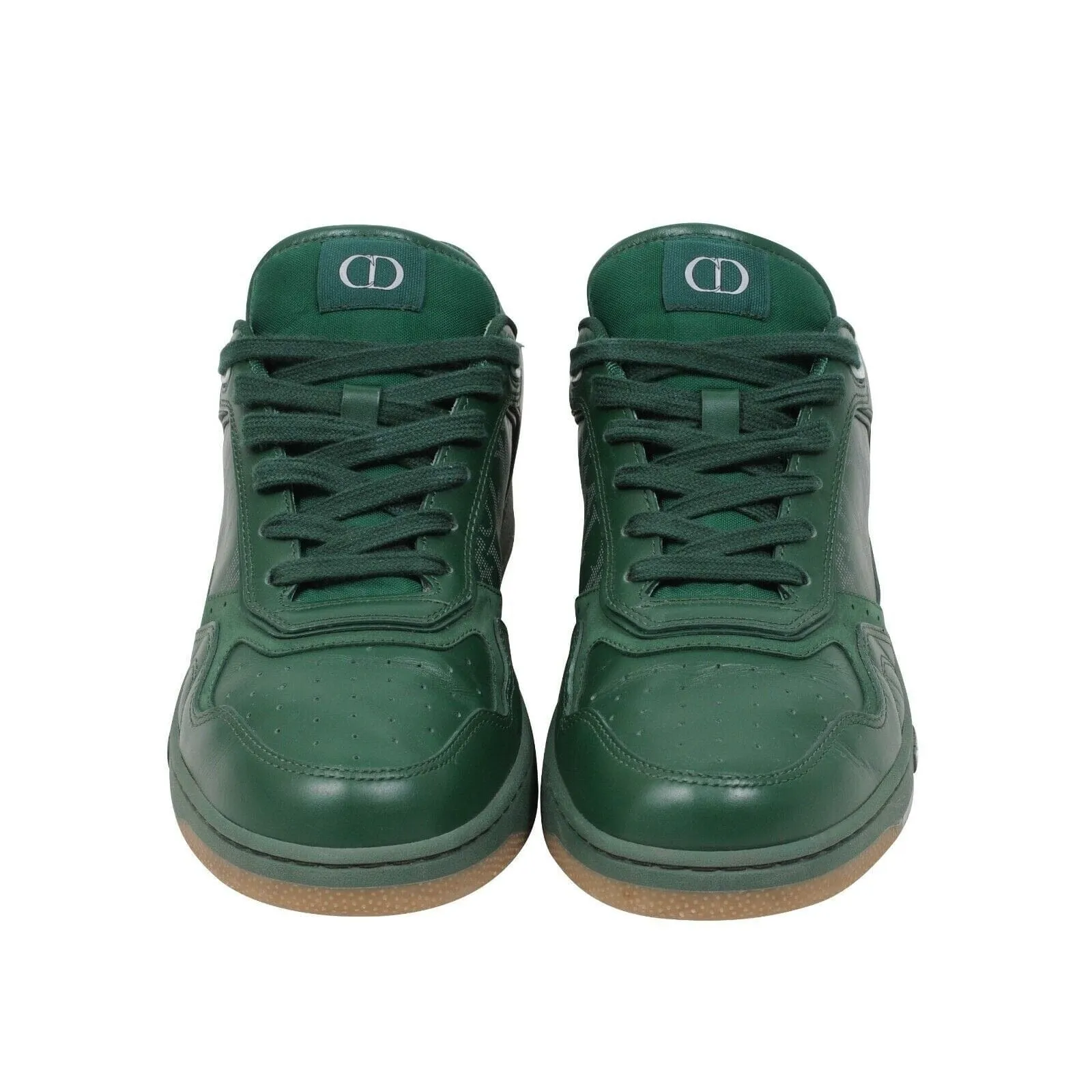 Green Oblique Galaxy Leather World Tour B27 Sneakers