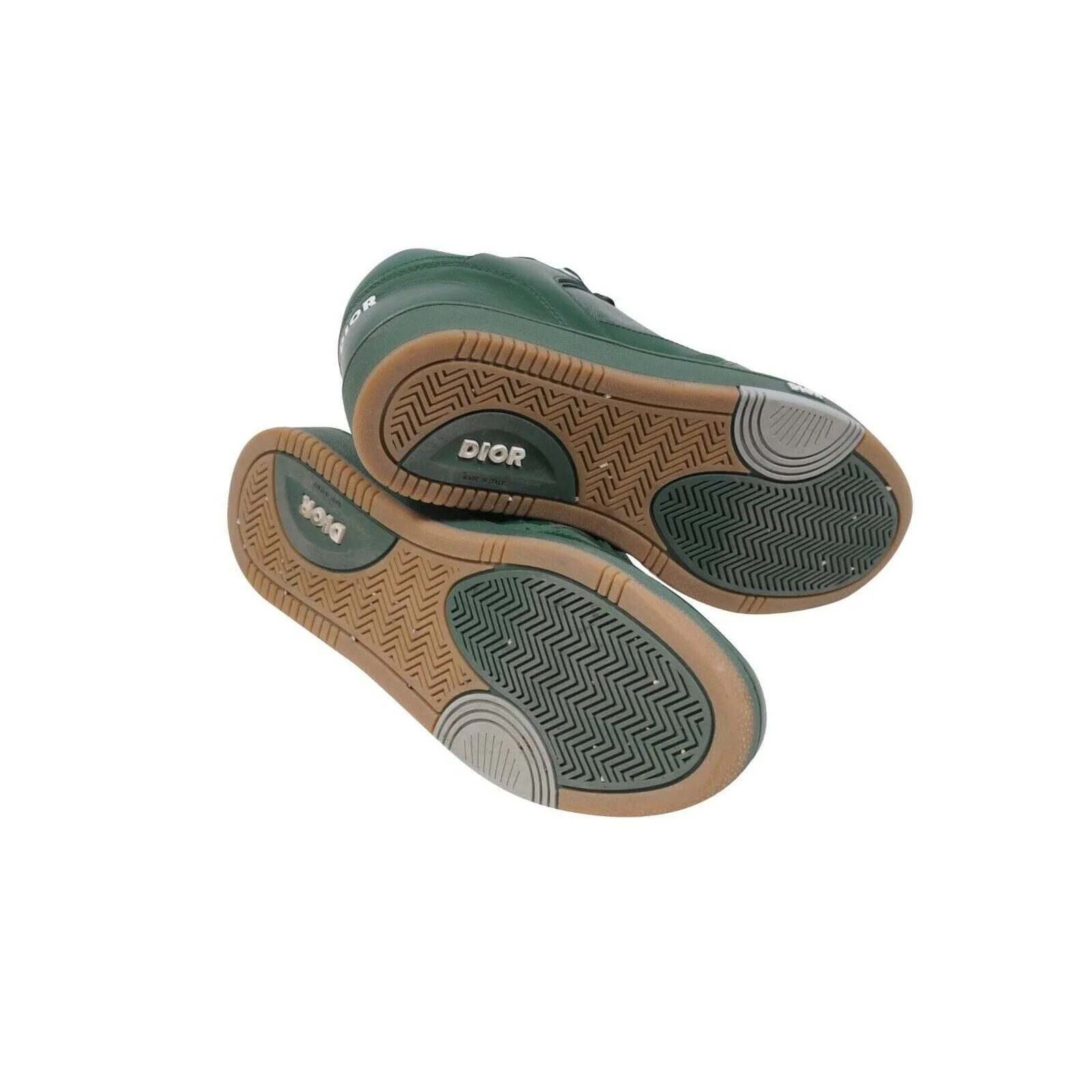 Green Oblique Galaxy Leather World Tour B27 Sneakers