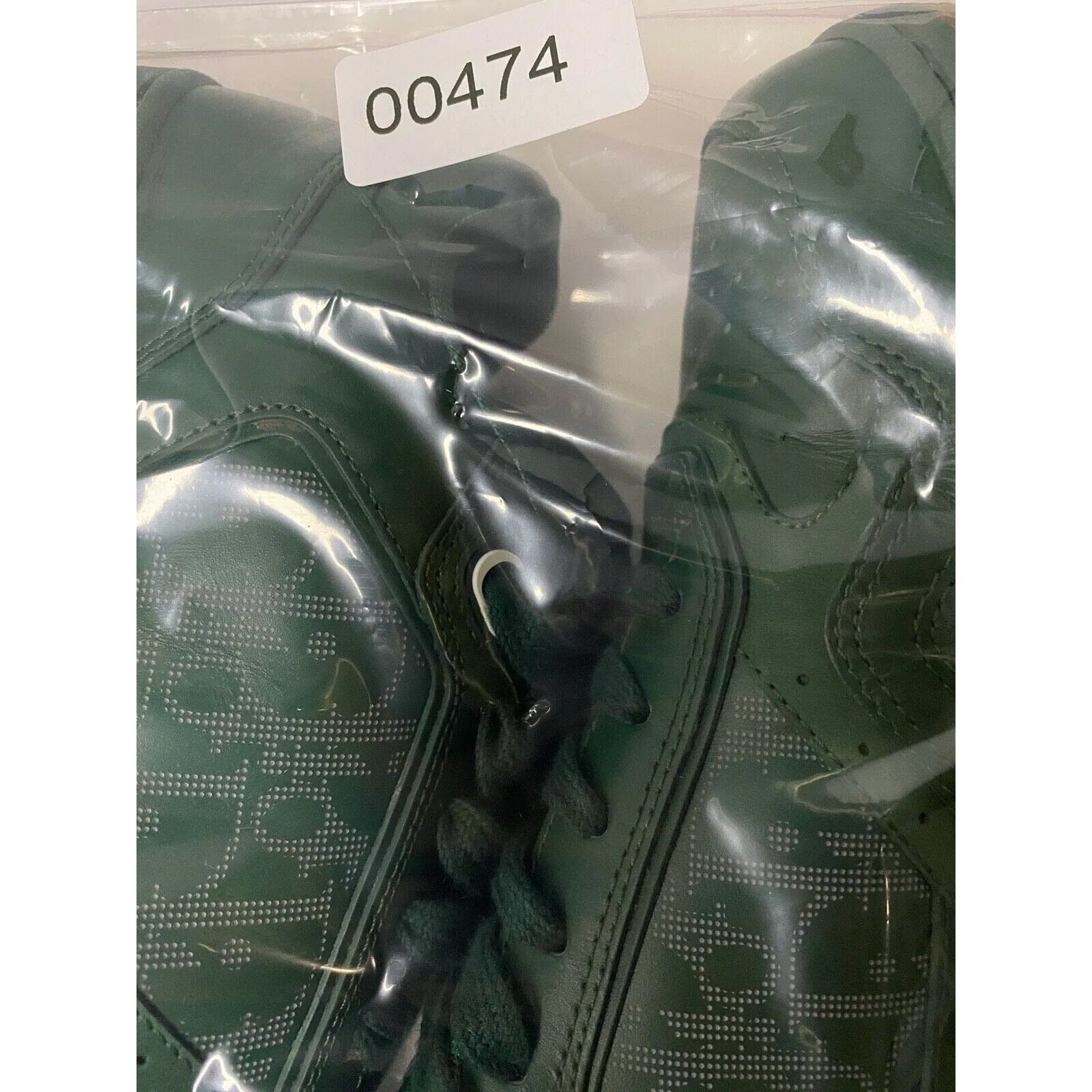 Green Oblique Galaxy Leather World Tour B27 Sneakers