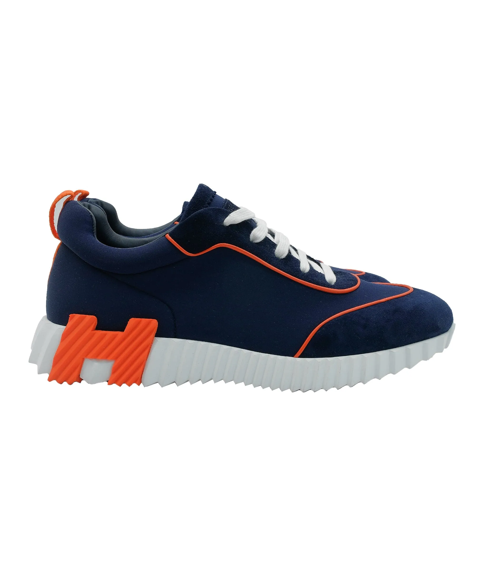 Hermes Bouncing Sneakers Blue Orange 43 RJC2451