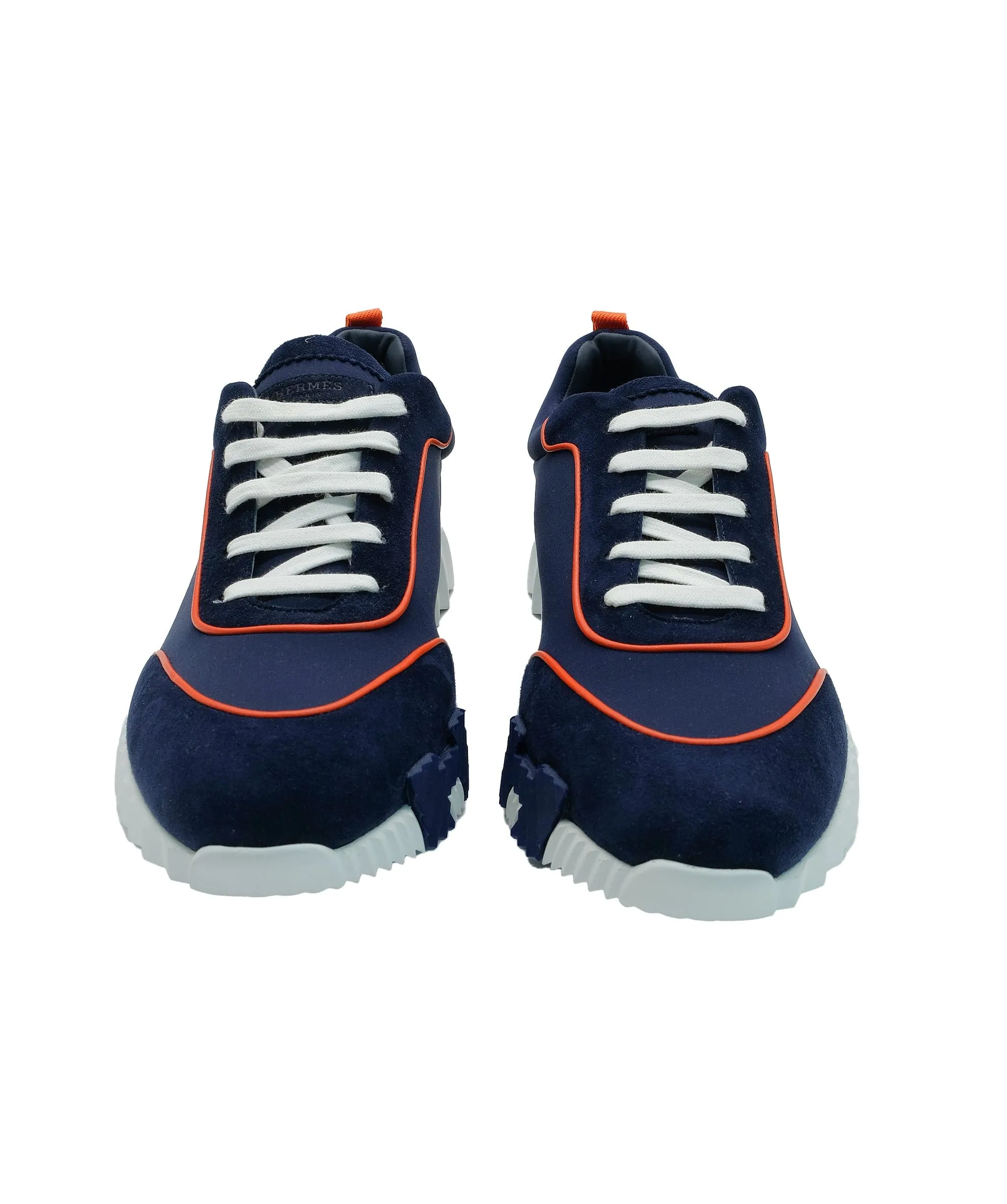 Hermes Bouncing Sneakers Blue Orange 43 RJC2451