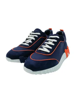 Hermes Bouncing Sneakers Blue Orange 43 RJC2451