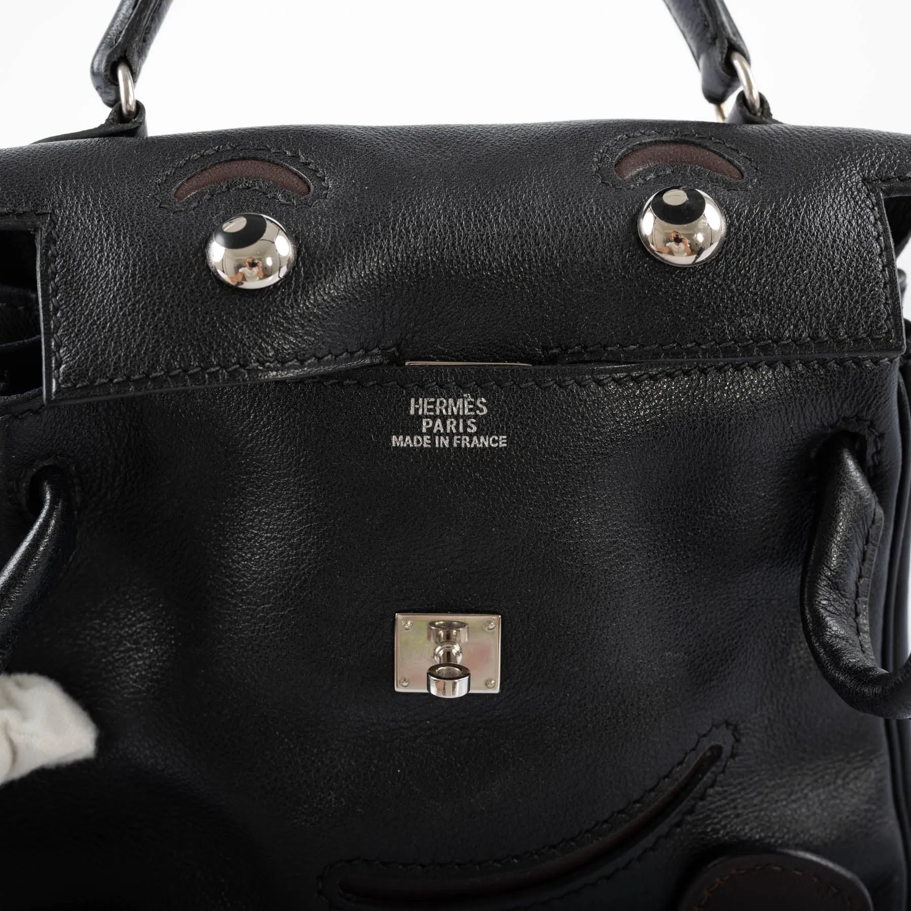 Hermès Kelly Doll Quelle Idole Black Gulliver Palladium Hardware