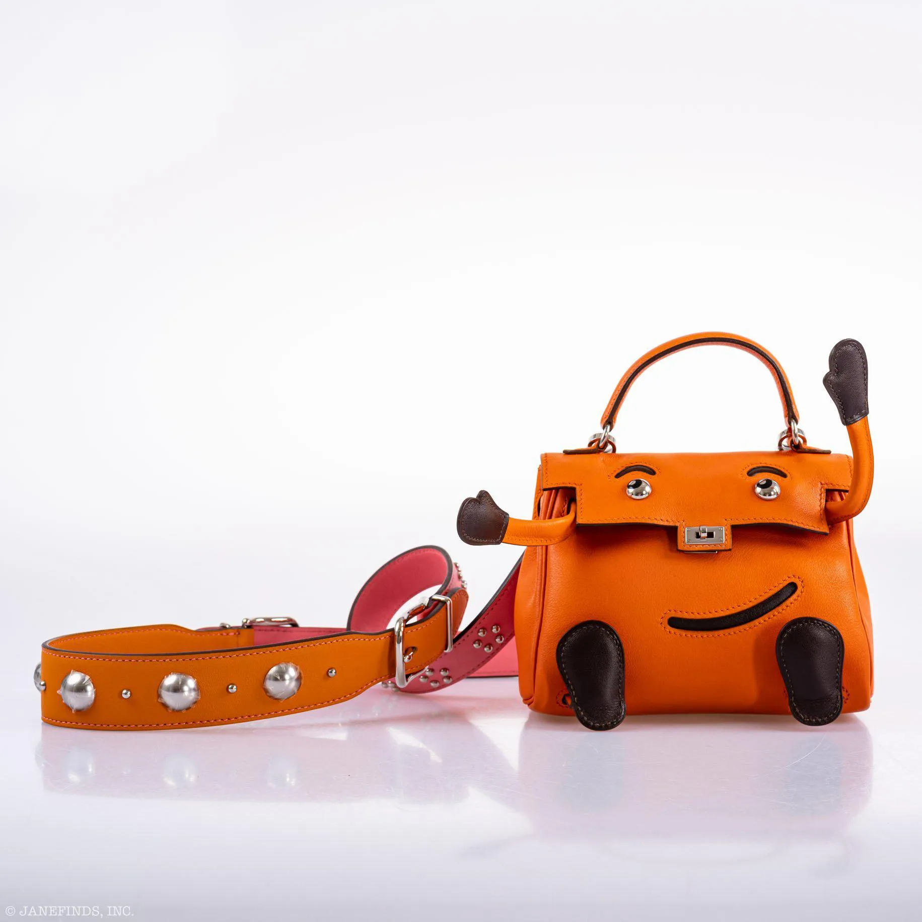 Hermès Kelly Doll Quelle Idole Orange H Gulliver Palladium Hardware