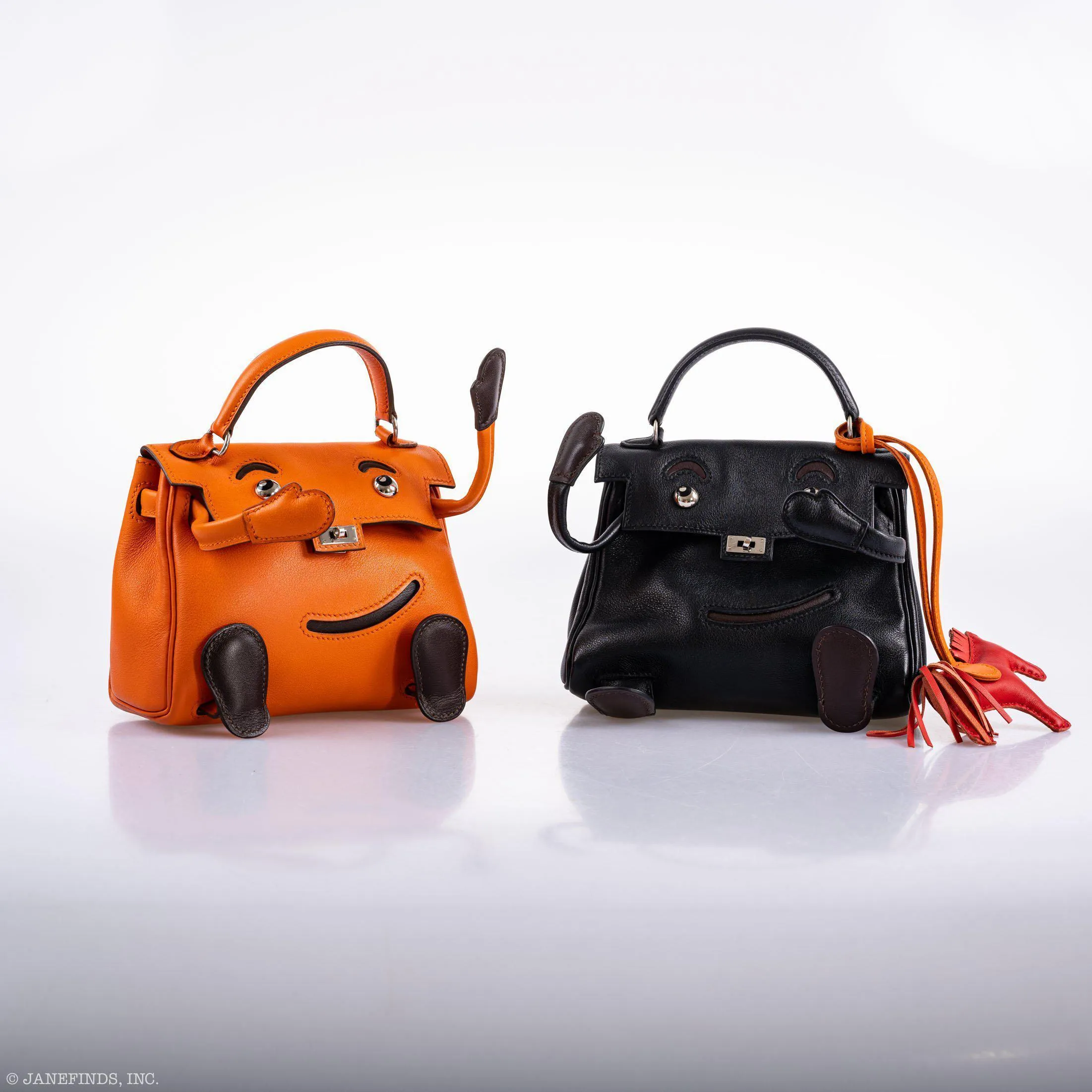 Hermès Kelly Doll Quelle Idole Orange H Gulliver Palladium Hardware