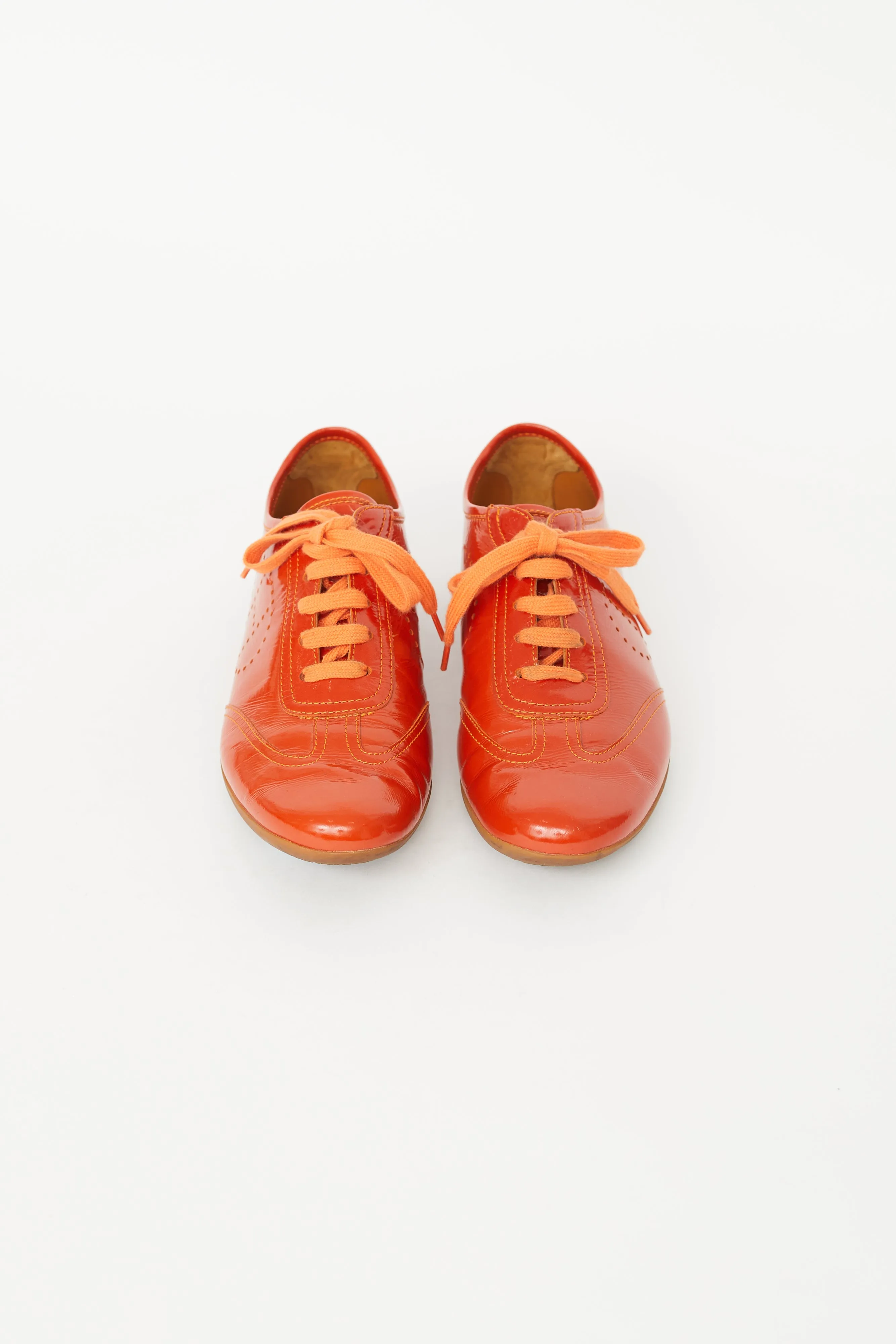 Orange Patent Marathon H Sneaker