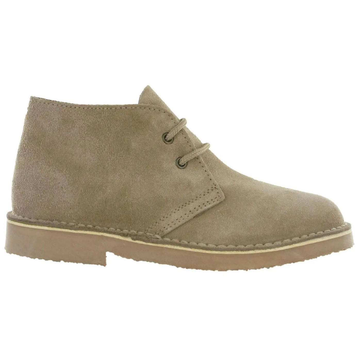Roamers Mens M467 Sand Suede New Mens Desert Boots Shoes