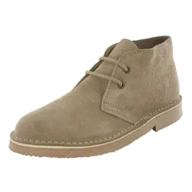 Roamers Mens M467 Sand Suede New Mens Desert Boots Shoes
