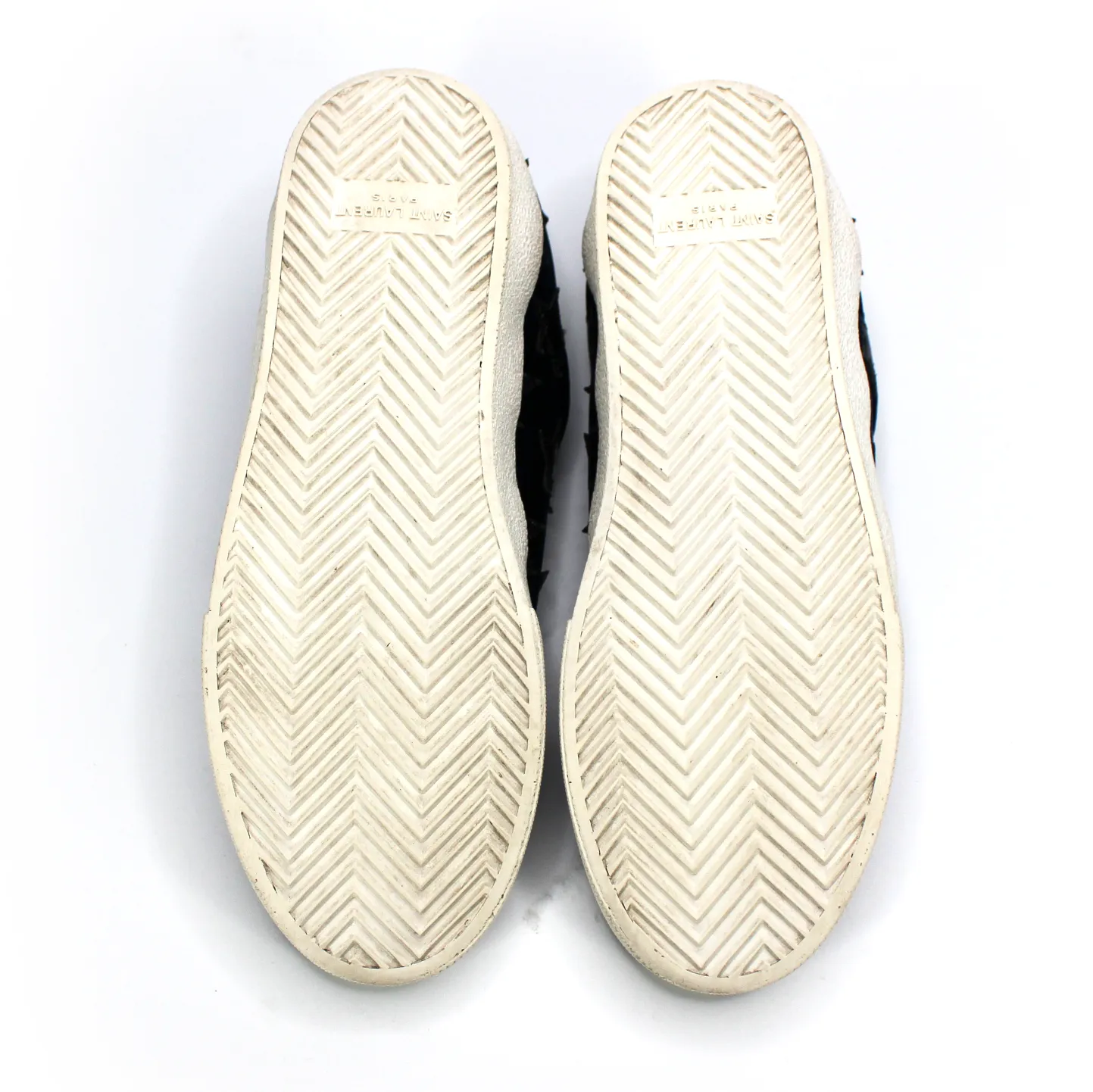Saint Laurent Velvet Court Sneakers