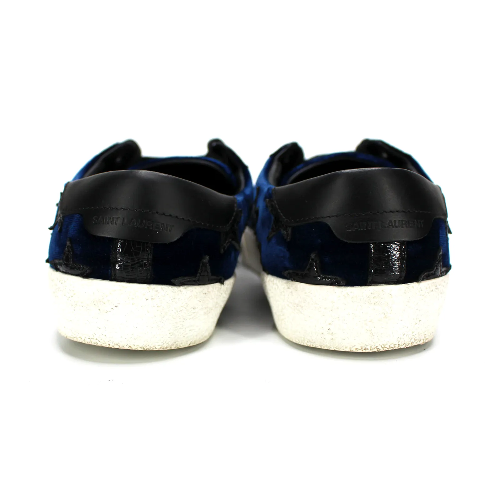 Saint Laurent Velvet Court Sneakers