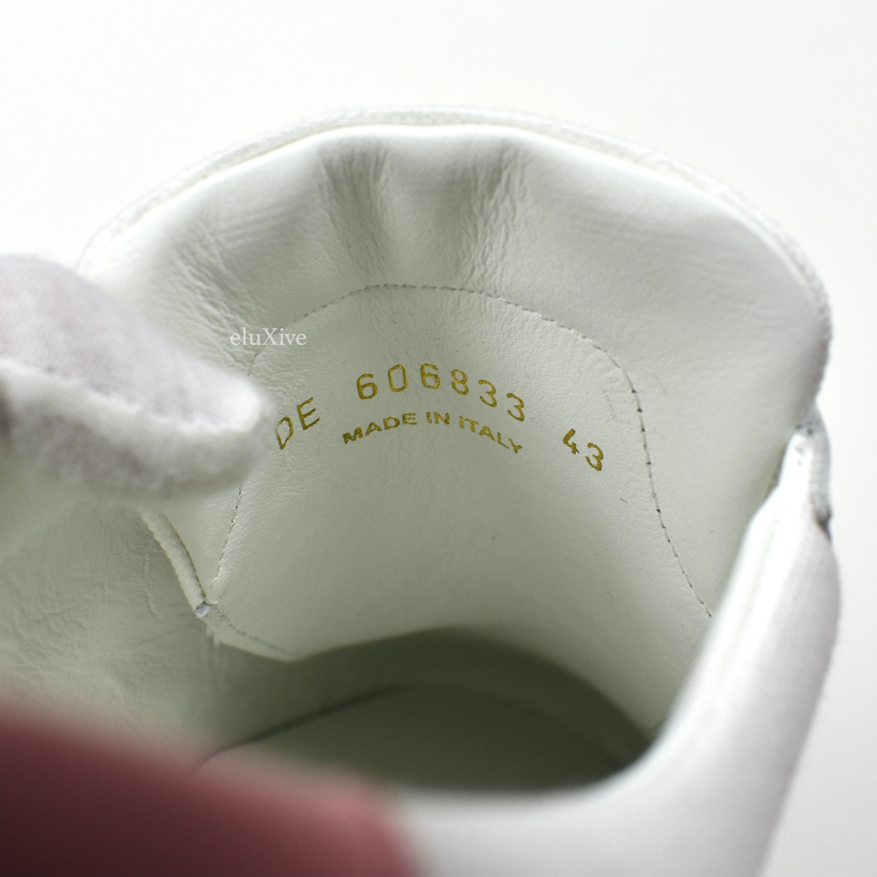 Saint Laurent - White Canvas Andy Low Top Sneakers