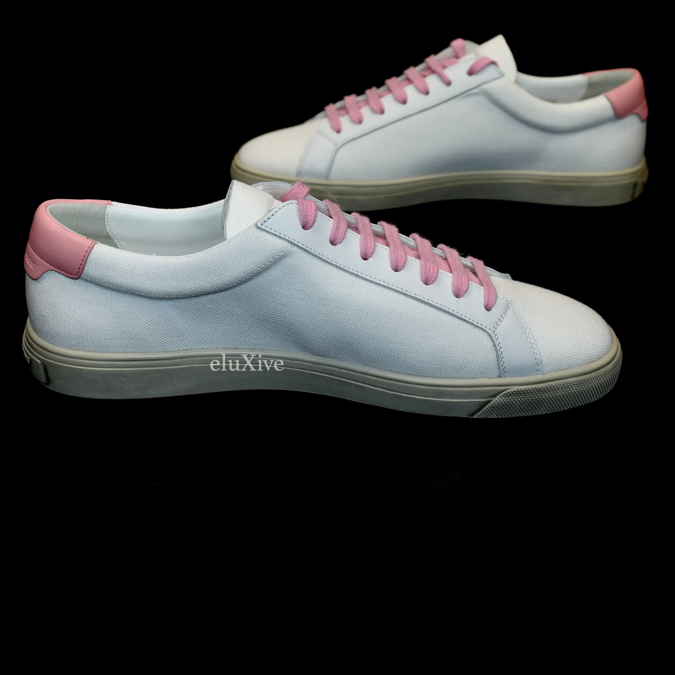 Saint Laurent - White Canvas Andy Low Top Sneakers