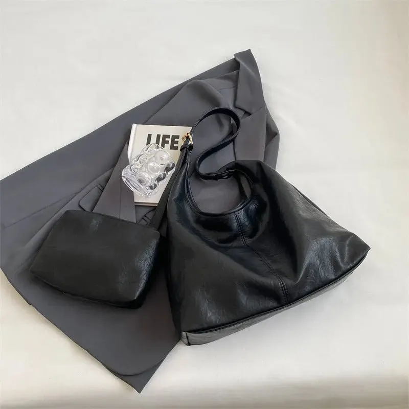 Tasha | Vintage Leather Shoulder Bag
