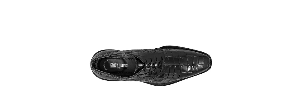 Triolo Plain Toe Oxford Black