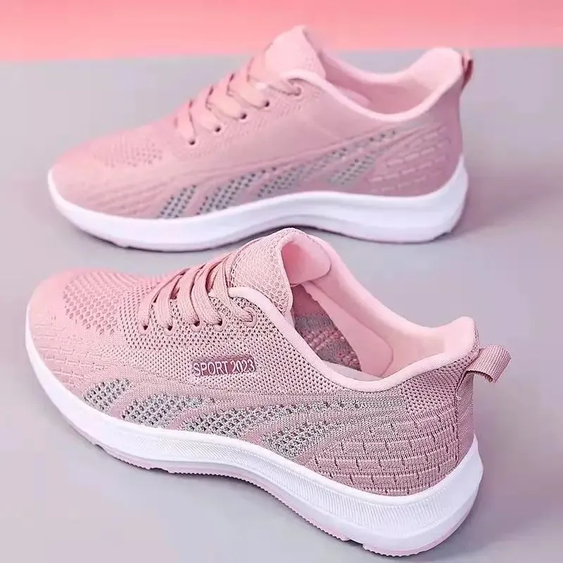 Women's Breathable Mesh Vulcanized Sports Shoes