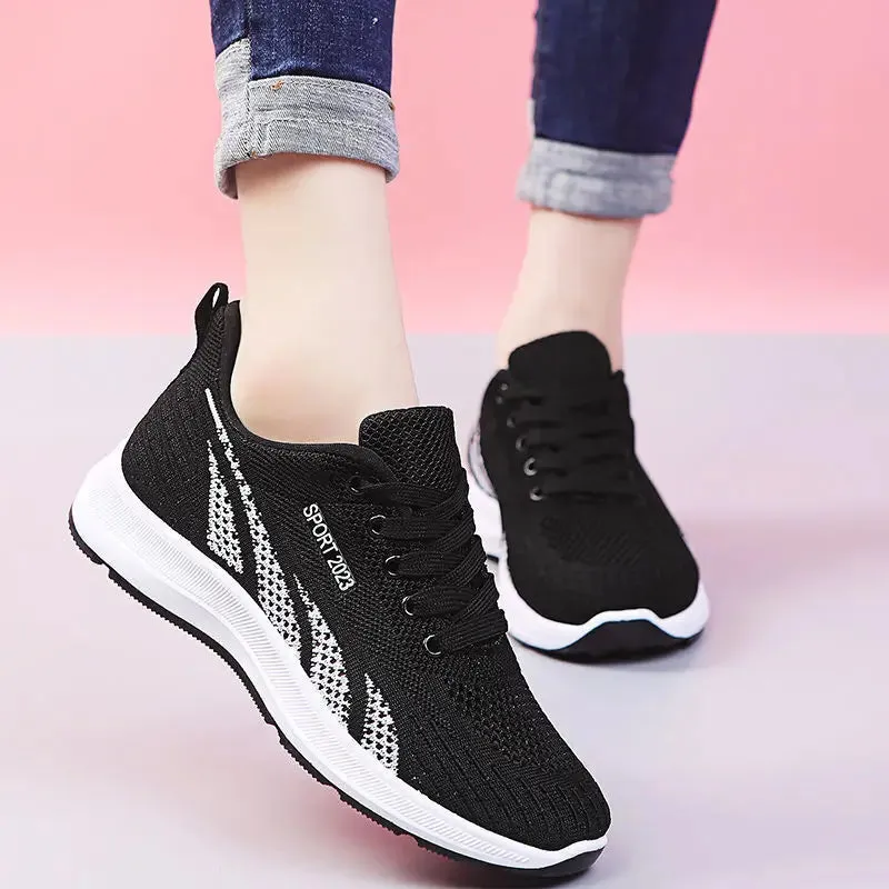 Women's Breathable Mesh Vulcanized Sports Shoes