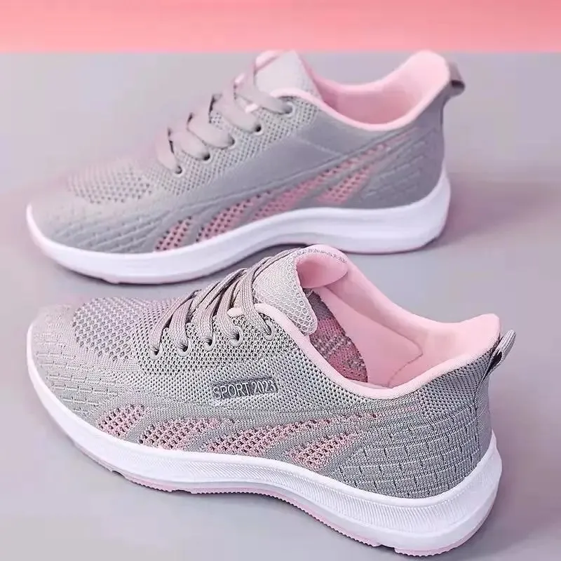 Women's Breathable Mesh Vulcanized Sports Shoes