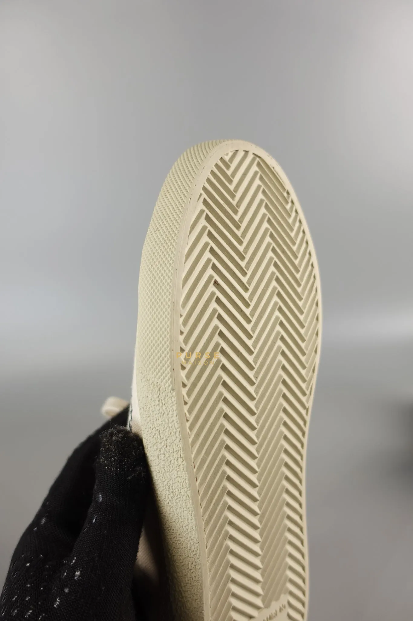 YSL Distressed Canvas Court Classic Ivory White Sneakers Size 39 (25cm)